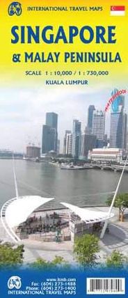 Singapore City Street Map Travel Road ITMB