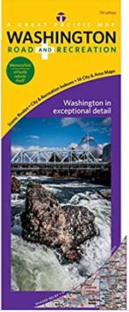 Washington State Recreational Road Map Great Pacific
