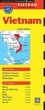 Vietnam Folded Travel and Reference Map by Periplus Maps