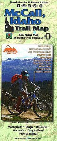 McCall, Idaho Bike Trail Map by Adventure Maps - Cover