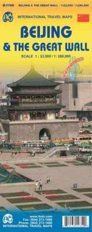 Beijing & The Great Wall of China Travel Map by ITMB