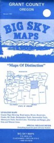 Oregon County Maps by Big Sky - Choose from the List