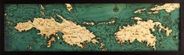 Virgin Islands Woodchart 3D