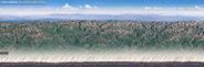 John Muir Trail / High Sierra Panorama Map