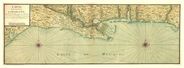 Antique Map of The Gulf Coast 1732