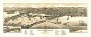 Antique Map of Duluth, MN 1883