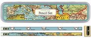 Map Pencil Set