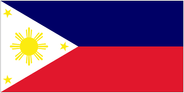 Philippines Country Flag Decal and Patch