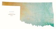 Oklahoma State Wall Map l Raven Maps