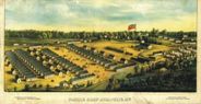 Annapolis Parole Camp Antique Map 1864