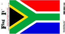 South Africa Flag Decal Sticker