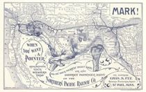 United States 1896 Antique Map Replica