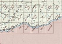 Goldendale Washington Area Index Map for USGS 1 to 24K Topographic Maps