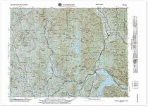 Sandpoint Area Raised Relief Map 3D