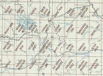 Mt Rainier Area Index Map for USGS 1 to 24K Topographic Maps