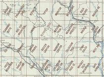 Wenatchee Area Index Map for USGS 1 to 24K Scale Topographic Trail Maps