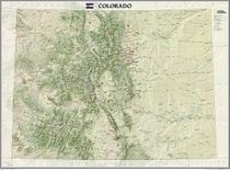 Colorado Wall Map Poster National Geographic