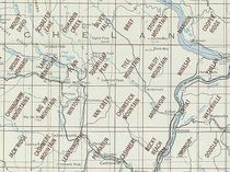 Chelan Area Index Map for USGS 1 to 24K Topographic Maps