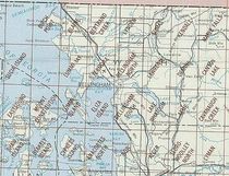 Bellingham Area Index Map for USGS 1 to 24K Topographic Maps