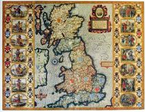 Britain 1611 Antique Map