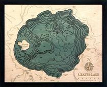 Crater Lake Woodchart 3D