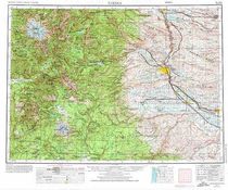 Yakima USGS Topographic Map 1 to 250k scale