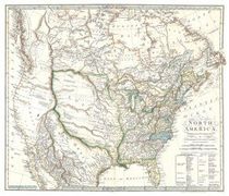 North America 1804 Antique Map Replica