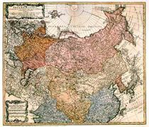 Imperial Russia 1739 Antique Map