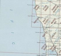 Copalis Beach Area Index Map for USGS 1 to 24K Topographic Maps