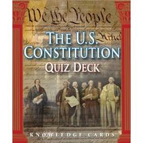 Trivia or Knowledge Cards about the US Constitution