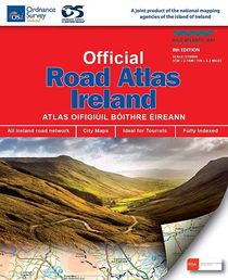 Official Road Atlas of Ireland Ordnance Survey Book