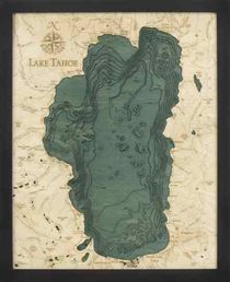 Lake Tahoe Woodchart 3D