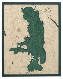 Flathead Lake Woodchart 3D