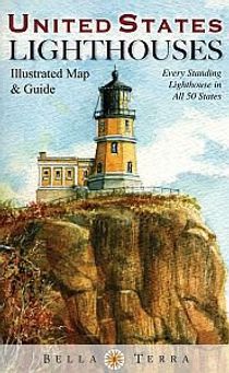 USA Lighthouses Map Bella Terra