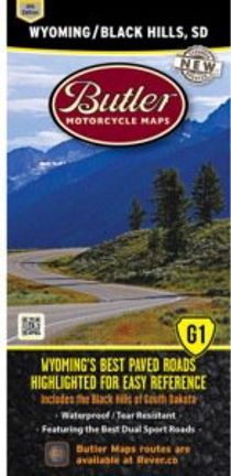 Wyoming Motorcycle Map Butler