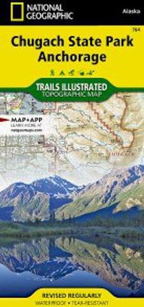 Chugach State Park Topo Waterproof National Geographic Hiking Map Trails Illustrated
