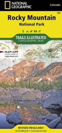 Rocky Mountain National Park Topo Map National Geographic Trails Illustrated