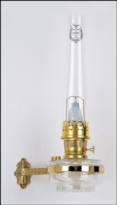 Aladdin Deluxe Clear Glass Wall Lamp