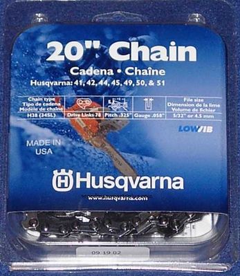 Husqvarna Saw Chain 20" 