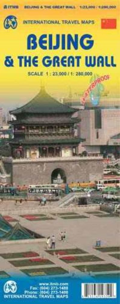 Beijing & the Great Wall Travel Map by ITM