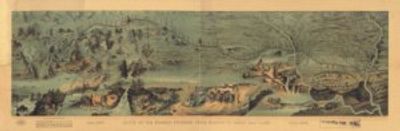 Mormon Pioneers 1847 Antique Map Replica