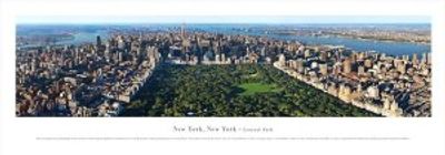 New York City, Central Park Panorama Print