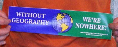 Geography Bumper Sticker