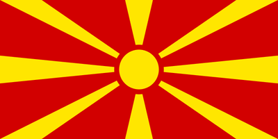 Macedonia Country Flag and Decal