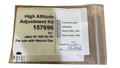 High Altitude Kit for NG