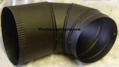 Vermont Castings 8" Oval to 8" Round Elbow
