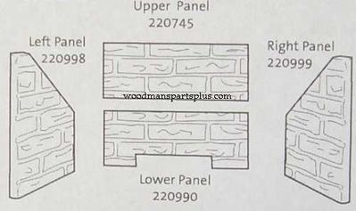 Jotul Brick Panel Kit