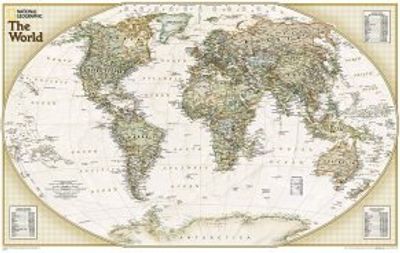 Explorer Executive World Map by National Geographic
