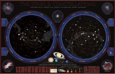 Wonders of the Night Sky Star Constellation Poster