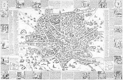 Rome 1630 Antique Map